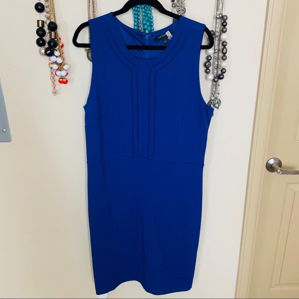 Banana Republic Sleeveless Blue Dress